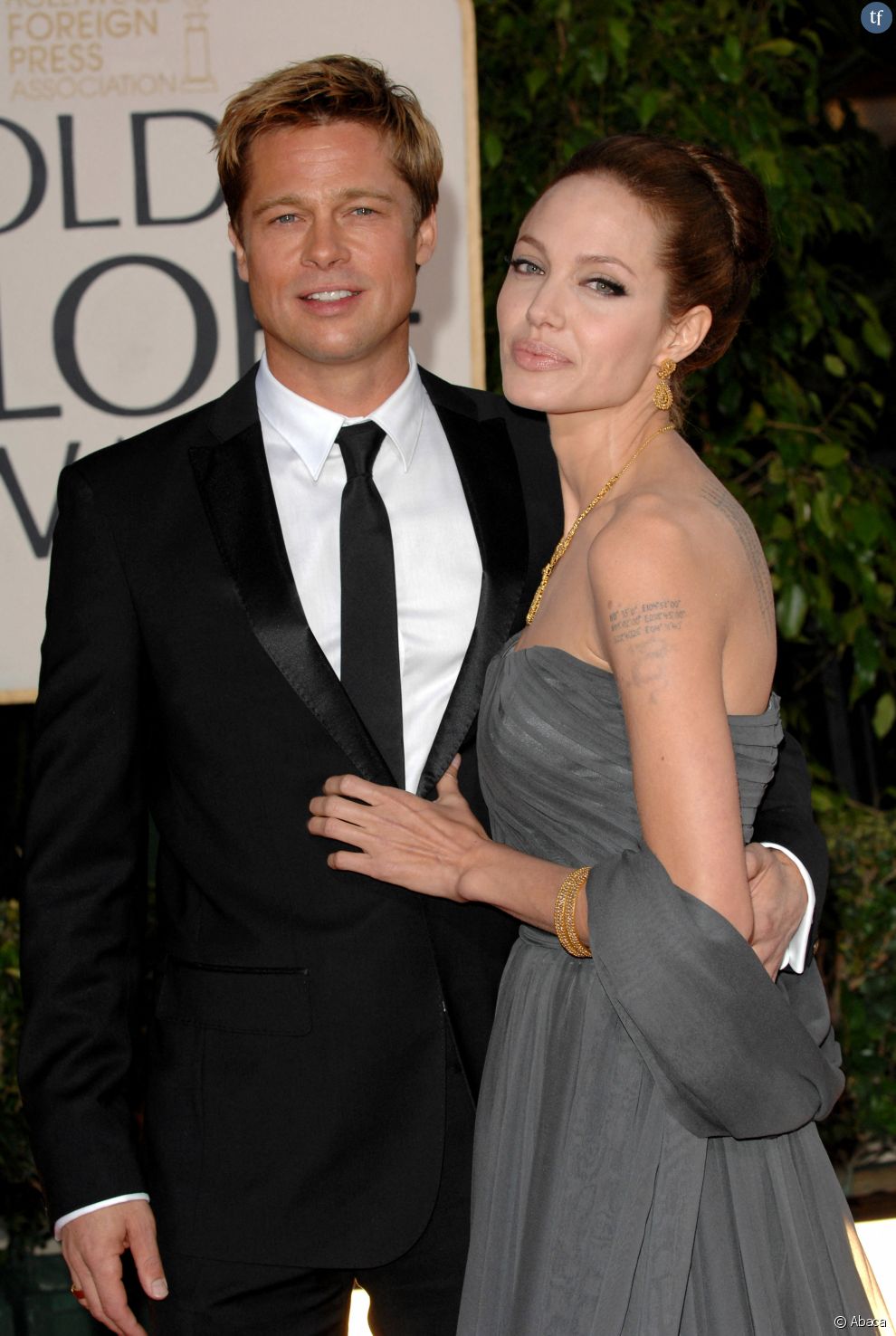  Angelina Jolie et Brad Pitt aux Golden Globes en janvier 2007 