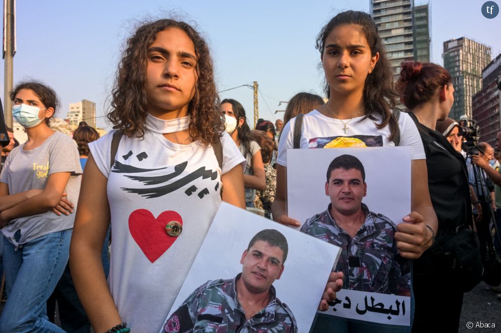Une marche de commémoration de l&#039;explosion du port de Beyrouth survenue en 2019