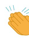   Parmi la liste des emojis les plus ringards, on retrouve aussi l'emoji vert de validation, la main qui effectue le signe "ok" ou encore les mains qui applaudissent  