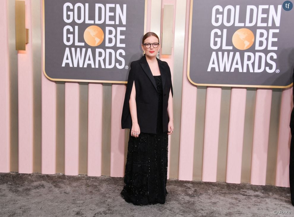 La réalisatrice Sarah Polley  à la 80e cérémonie annuelle des Golden Globe Awards, Arrivée au Beverly Hilton à Los Angeles, le 10 janvier 2023.
