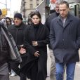 Selena Gomez sur le tournage de la série "Only Murderers in the Building" à New York le 26 janvier 2023   