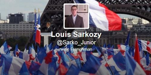 @Sarko_Junior, un ado presque comme les autres, débarque sur Twitter