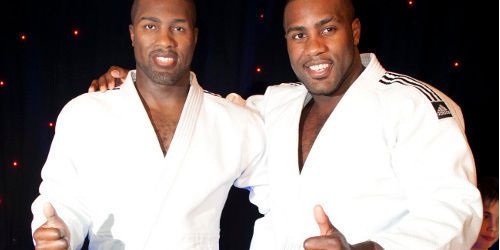 Teddy Riner le judoka en kimono au musée Grévin