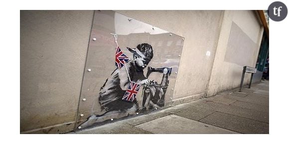 Banksy : l’œuvre d’art du pape volée à Londres et revendue aux Etats-Unis