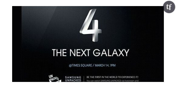 Samsung Galaxy S4 : heure de la conférence en direct sur Internet en France ?