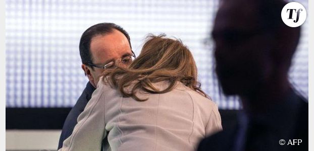 Baiser volé entre François Hollande et Valérie Trierweiler sur France 2