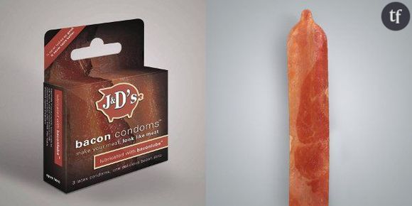 Des préservatifs au bacon : l'idée cochonne de J&D's Foods