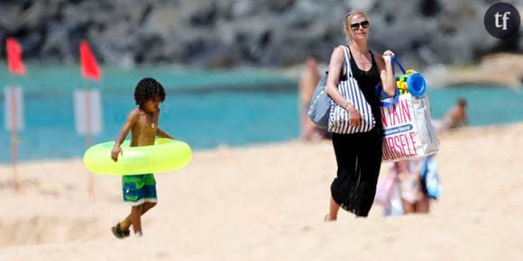 Heidi Klum joue à Alerte à Malibu pour sauver son fils de la noyade