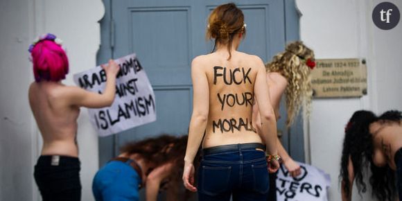 Les Femen d'Europe soutiennent Amina Tyler