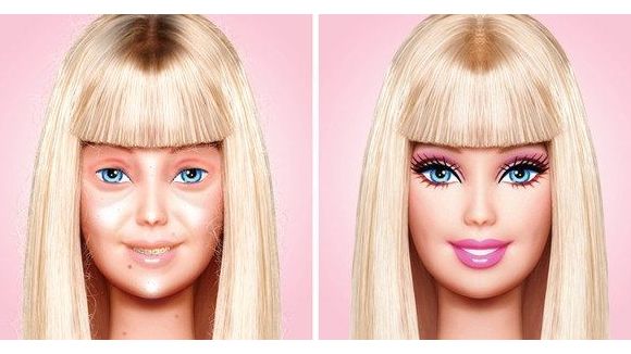 Barbie : la poupée moins sexy au naturel et sans maquillage