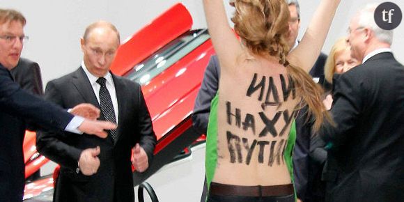 Femen : Poutine apprécie la performance