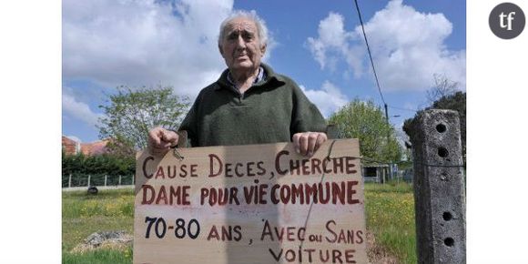 Un veuf de Gironde plante un panneau dans son jardin pour trouver l’amour