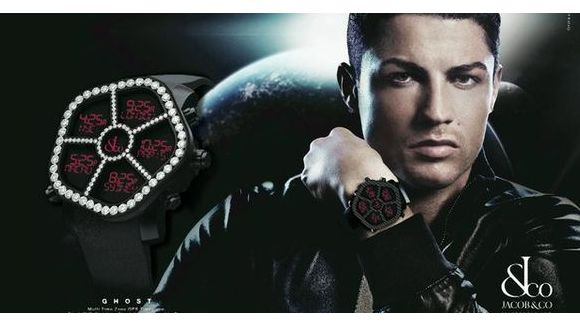 Cristiano Ronaldo ambassadeur des montres Jacob & Co
