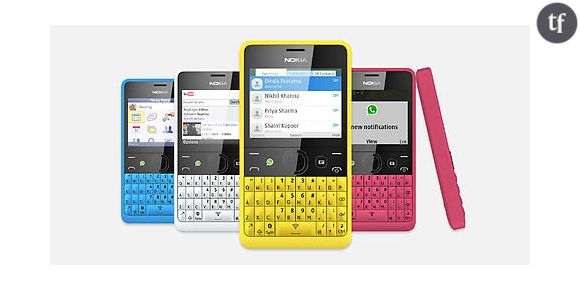 Asha 210 : le smartphone pas cher et social de Nokia