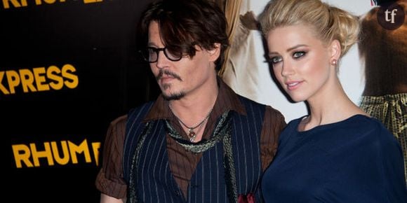 Johnny Depp et Amber Heard en couple au concert des Rolling Stones