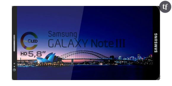 Galaxy Note III  : une coque en plastique pour  Samsung