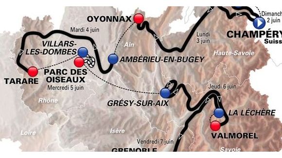 Critérium du Dauphiné 2013 : parcours, diffusion TV et étapes en direct live streaming