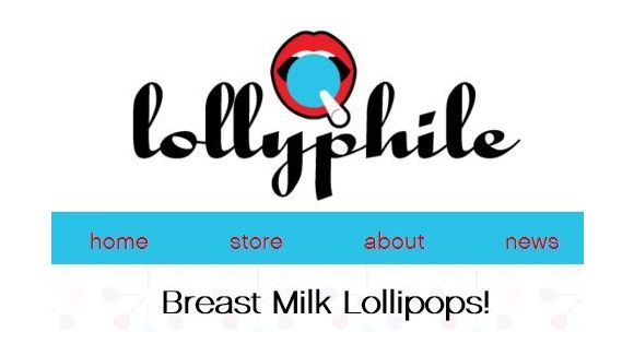 Lollyphile : des sucettes au goût de lait maternel