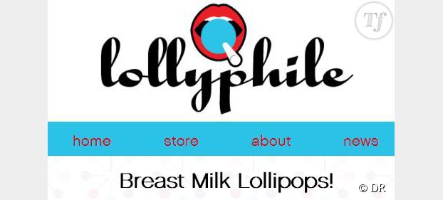 Lollyphile : des sucettes au goût de lait maternel