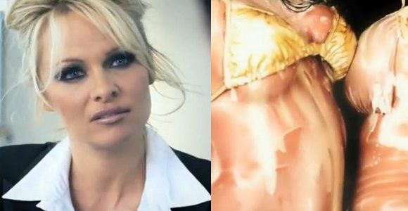 Pamela Anderson dans une publicité sexiste censurée - vidéo