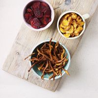 Recettes de chips maison : pomme de terre, courgettes et pommes 