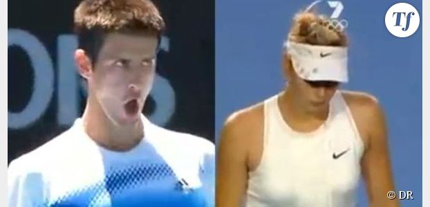 Novak Djokovic imite Maria Sharapova - Vidéo