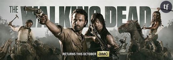 The Walking Dead : première affiche de la saison 4