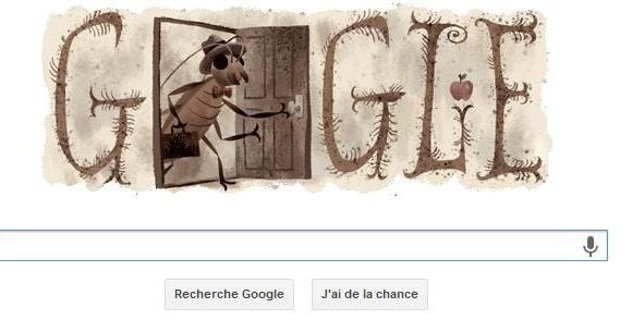 Google Doodle fête le 130ème anniversaire de Kafka