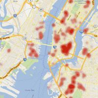 Une carte Yelp pour localiser les hipsters de New York à Los Angeles