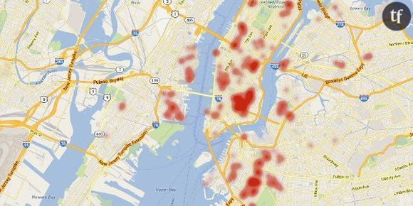 Une carte Yelp pour localiser les hipsters de New York à Los Angeles