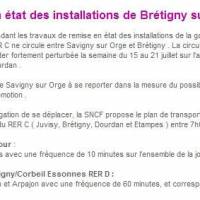 RER C : les prévisions trafic perturbées par l’accident de Bretigny