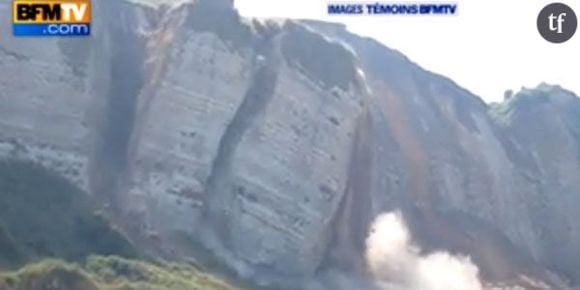 Une falaise s’effondre en Seine-Maritime – vidéo