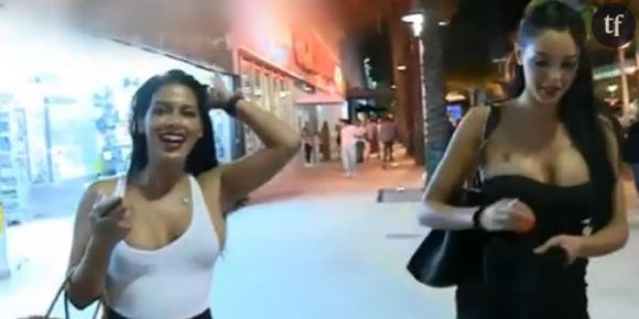 Very bad buzz : Nabilla et Ayem se battent dans la rue à Miami - Vidéo