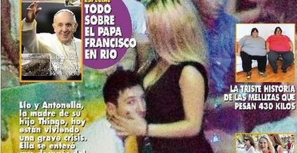 Photo de Messi et une call-girl à Vegas en couverture de Pronto : info ou intox ?