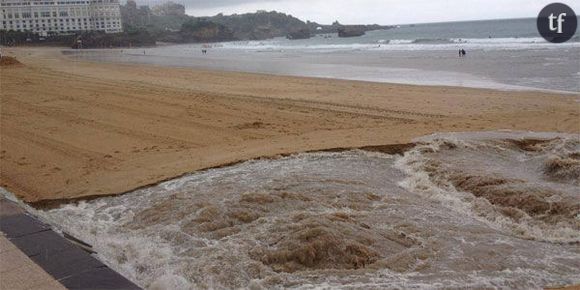 Biarritz : le déversement des eaux usées indigne Facebook