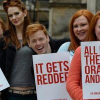 Ginger Pride : une marche contre le racisme anti-roux à Édimbourg