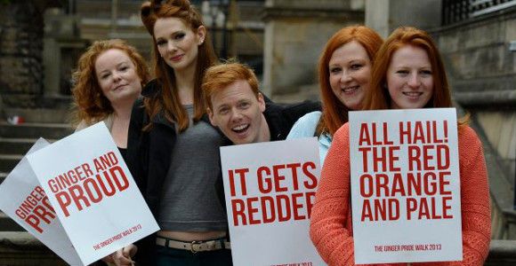 Ginger Pride : une marche contre le racisme anti-roux à Édimbourg