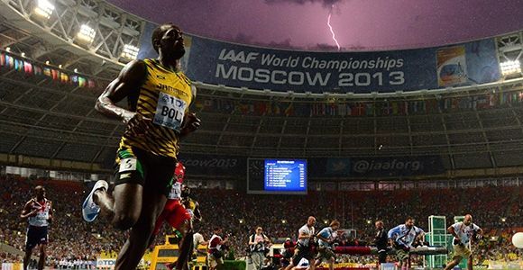 Mondiaux d’athlétisme 2013 : une photo foudroyante d’Usain Bolt fait le tour du monde