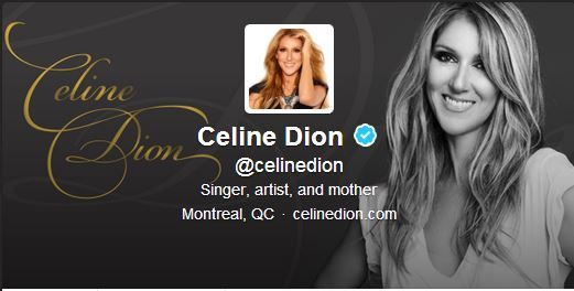 Céline Dion ouvre son compte Twitter officiel