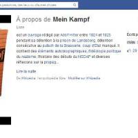 On peut "liker" Mein Kampf sur Facebook