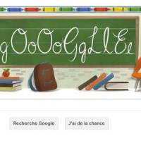 Rentrée 2013 : Google encourage les élèves avec un Doodle