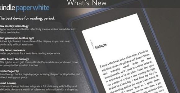 Kindle Paperwhite : Amazon présente sa liseuse par erreur