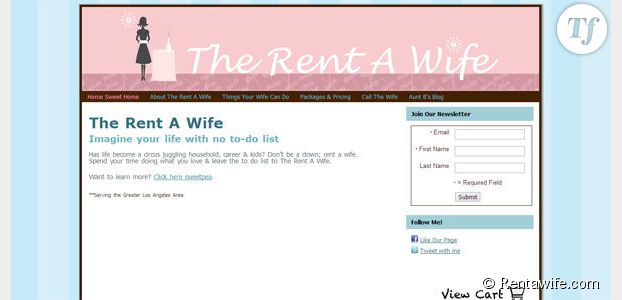 Rent a Wife : un site pour louer une épouse à tout faire