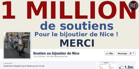 Soutien au bijoutier de Nice : y a-t-il eu achat de "like" sur Facebook ?