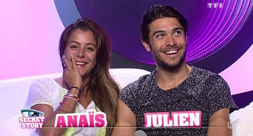 Anaïs et Julien (Secret Story 7) : en couple, mais pas amoureux !