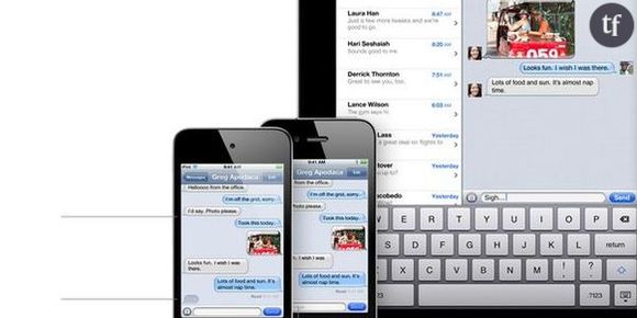 iOS7 : bug des envois de messages SMS et MMS avec iMessage