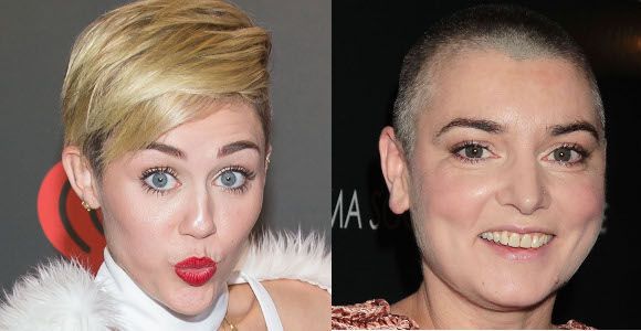 Miley Cyrus et Sinead O'Connor : clash générationnel sur Twitter