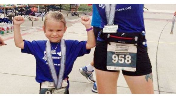 Keelan Glass : à 6 ans, elle court un semi-marathon contre l'avortement