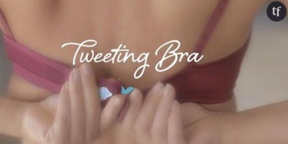 Un soutien-gorge tweete contre le cancer du sein - vidéo