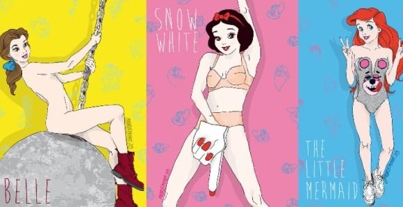 L'hommage des princesses Disney à Miley Cyrus – photos